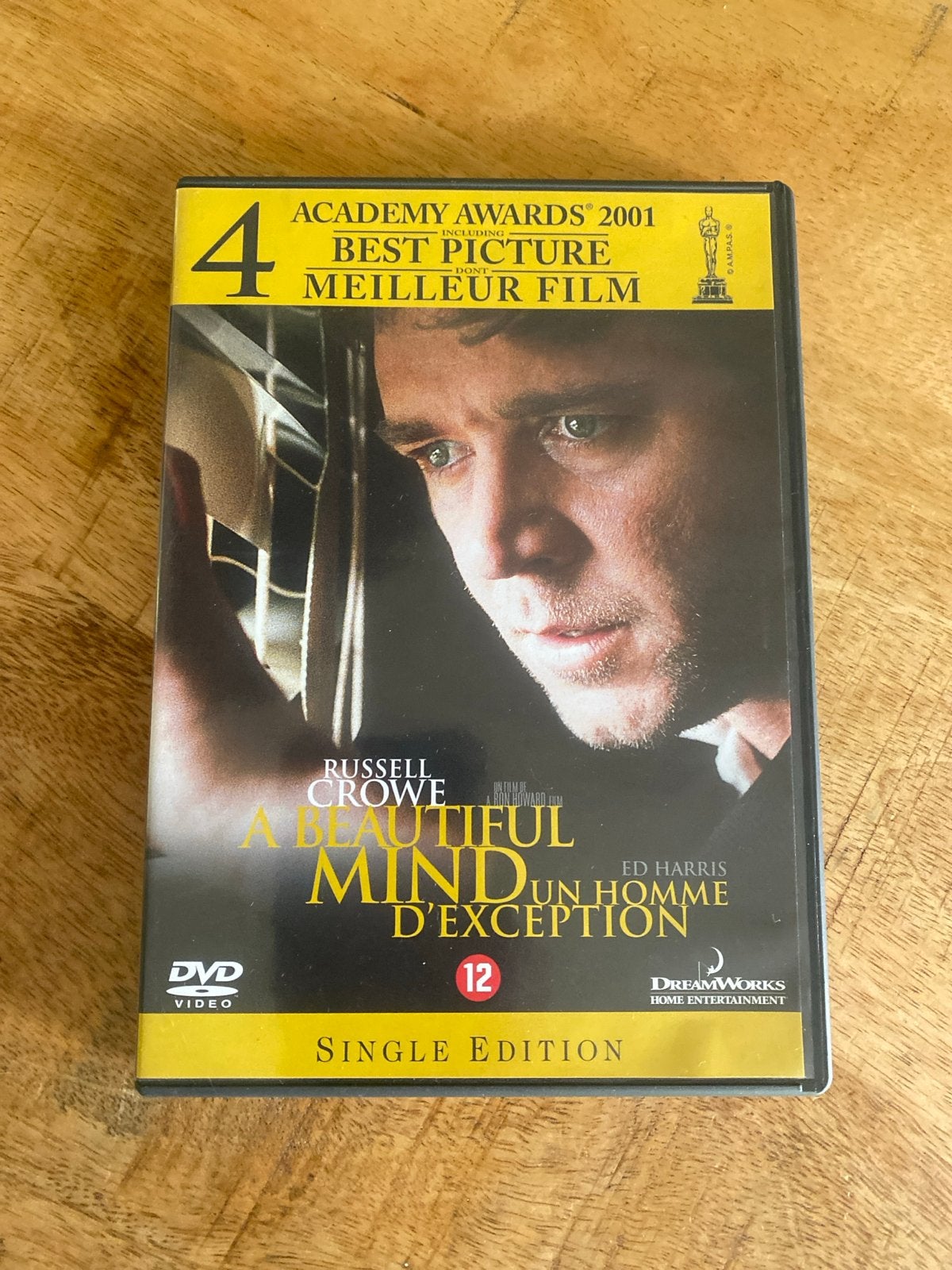 A Beautiful Mind DVD - Oscarwinnende film, Cd's en Dvd's, Dvd's | Drama, Waargebeurd drama, Nederlands, Ophalen of Verzenden, Zo goed als nieuw