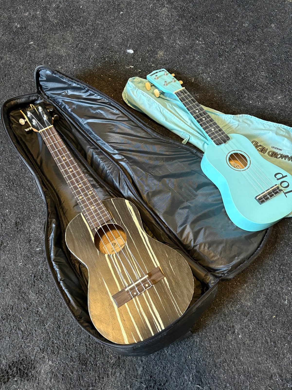 Fazley K4026 Tenor & Diamond Head Sopraan Ukulele Set, Ophalen, Gebruikt, Ukelele