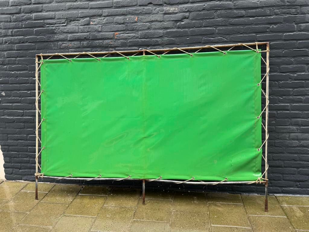 4x Windschermen (groen), Ophalen, Gebruikt