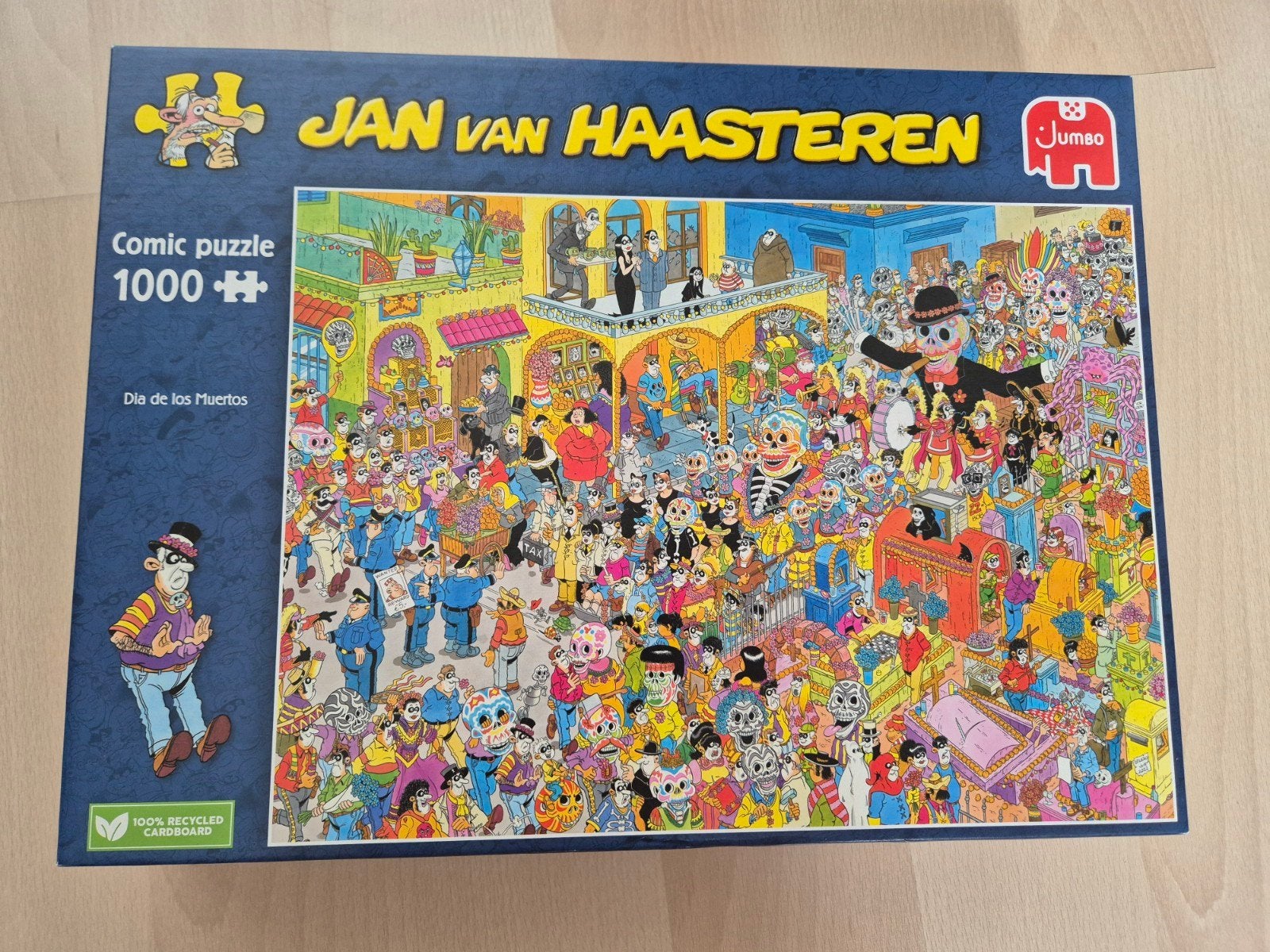 Jan van haasteren Dia de los Muertos, Ophalen of Verzenden, 500 t/m 1500 stukjes, Zo goed als nieuw