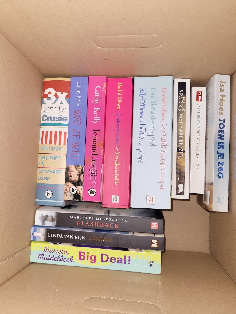 Doos met 17 lees/kookboeken, Ophalen, Zo goed als nieuw, Diverse auteurs