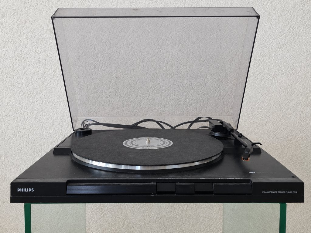 Philips FP563 platenspeler met stofkap, Audio, Tv en Foto, Ophalen, Philips, Automatisch, Zo goed als nieuw