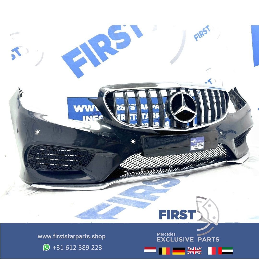 W212 BUMPER FACELIFT AMG Voorbumper COMPLEET Mercedes 2012-2, Gebruikt, -, Voor, Ophalen of Verzenden