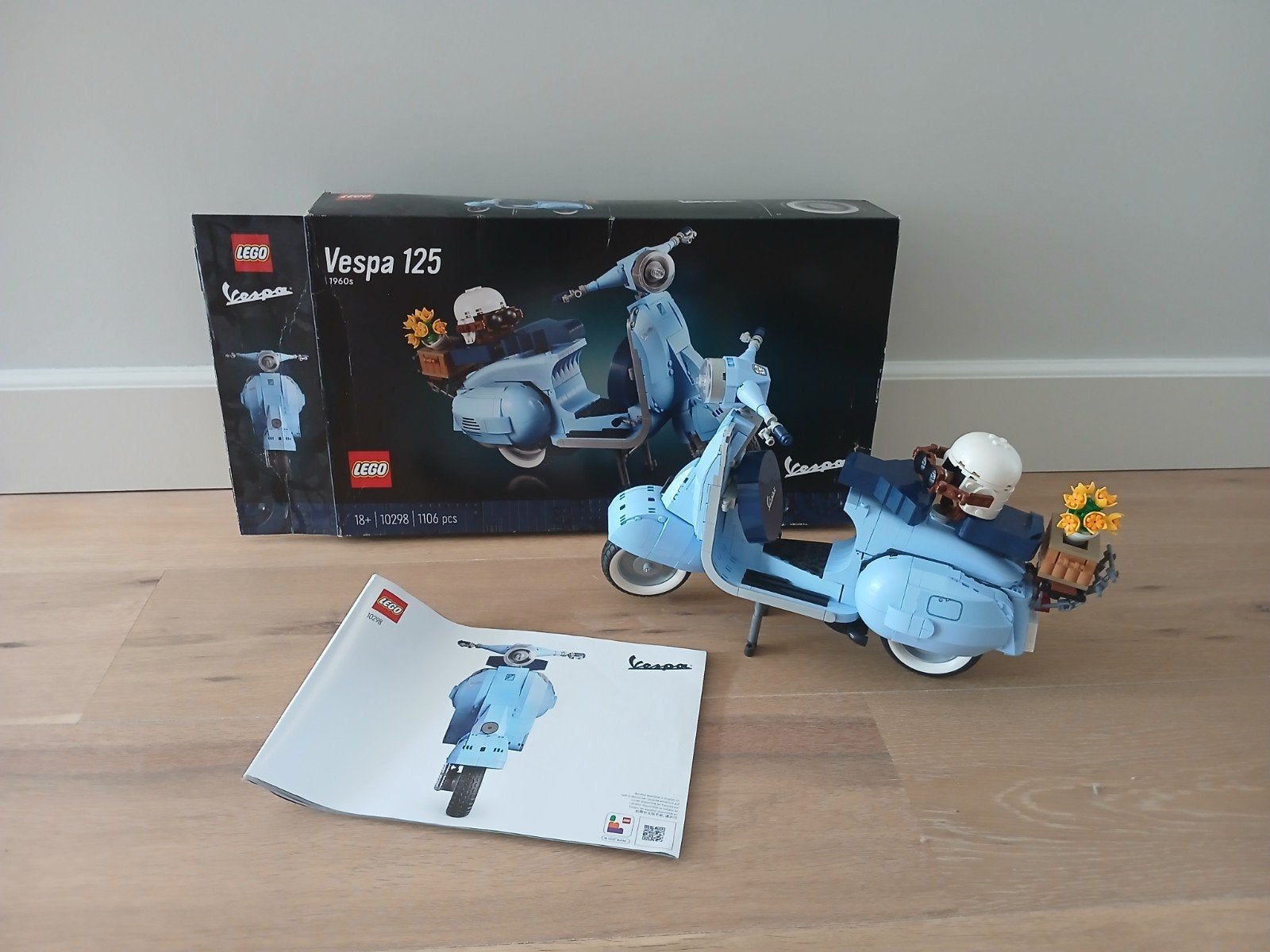 LEGO Vespa 125 (10298) - uitstekende staat, Ophalen of Verzenden, Zo goed als nieuw, Overige merken