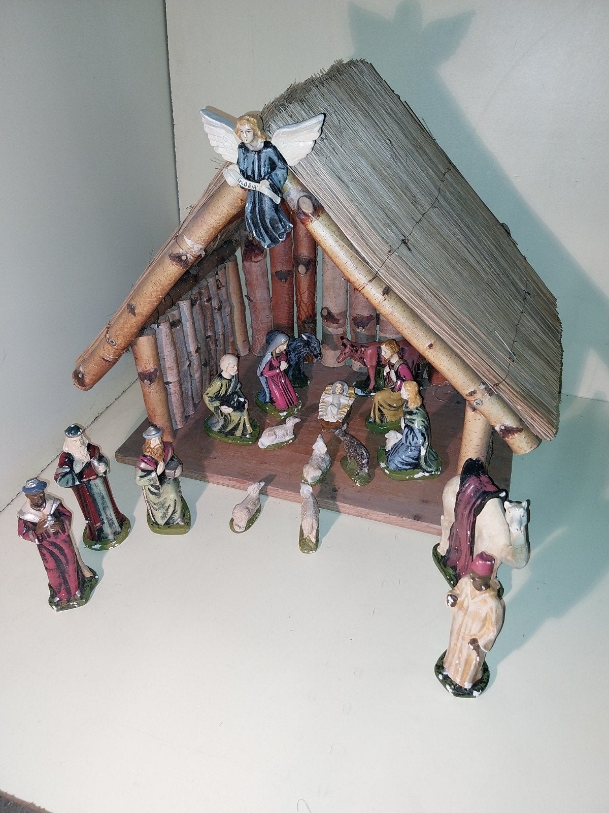 kerststal met groep antiek, Diversen, Ophalen