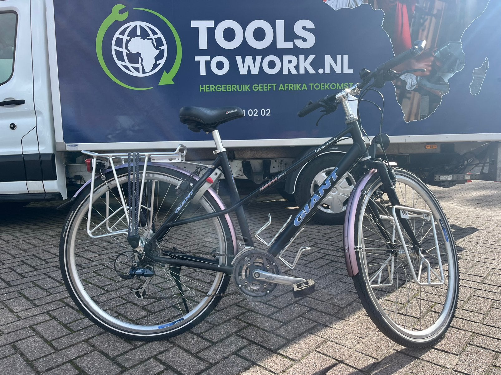 Giant T6 6061 damesfiets in Teteringen, Ophalen, 53 tot 56 cm, Velgrem, Versnellingen