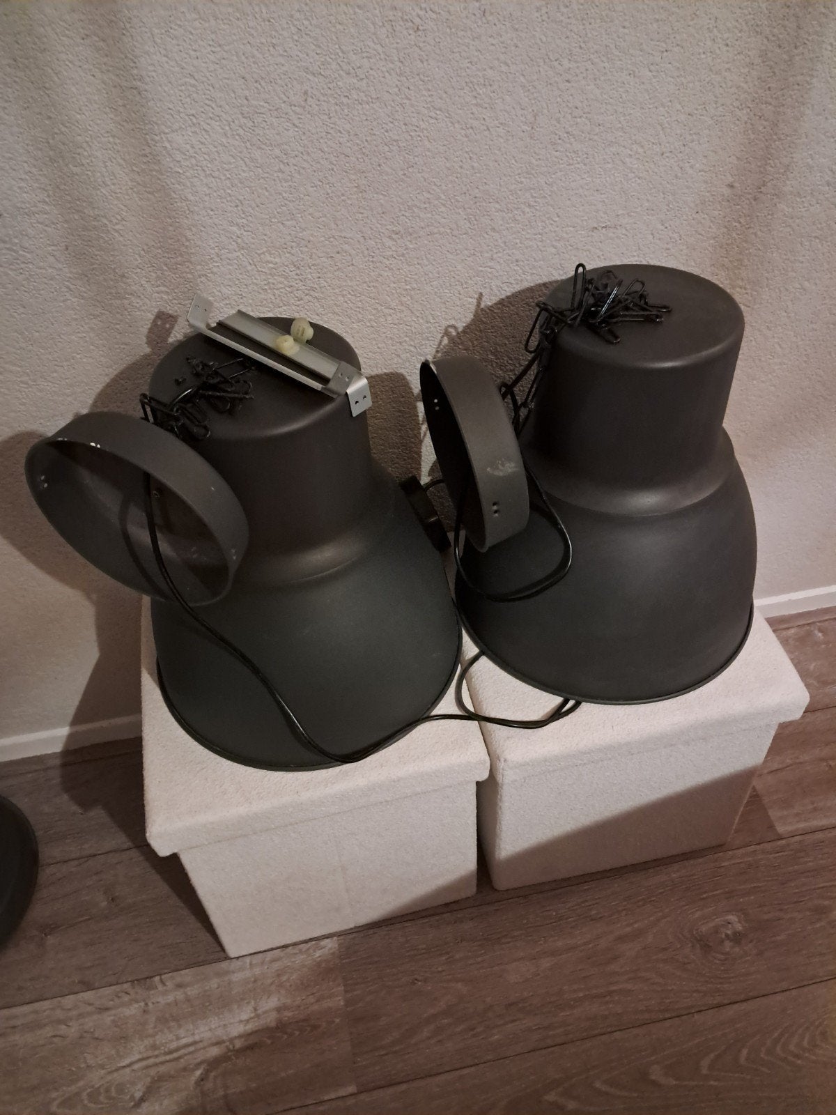 2x Ikea Hanglamp (compleet), Huis en Inrichting, Ophalen, Gloeilamp, E27 (groot), Zo goed als nieuw