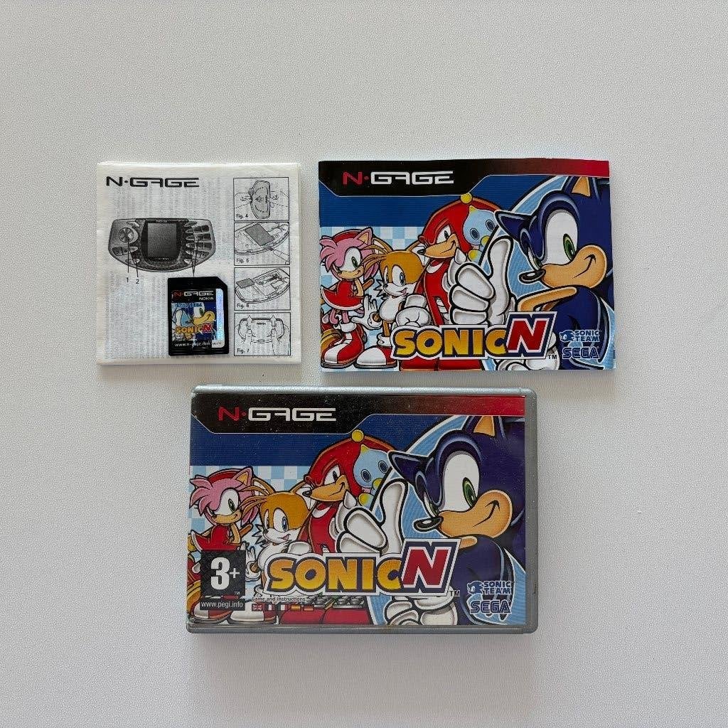 Sonic N Nokia N-Gage compleet met case en handleiding, Ophalen of Verzenden, Gebruikt, Geen camera, Zwart