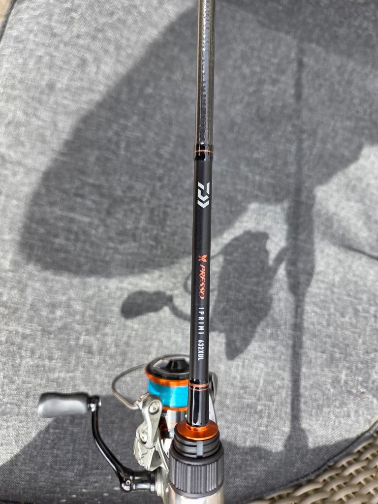 Daiwa presso iprimi ultralight hengel met kastking kestrel m, Ophalen of Verzenden