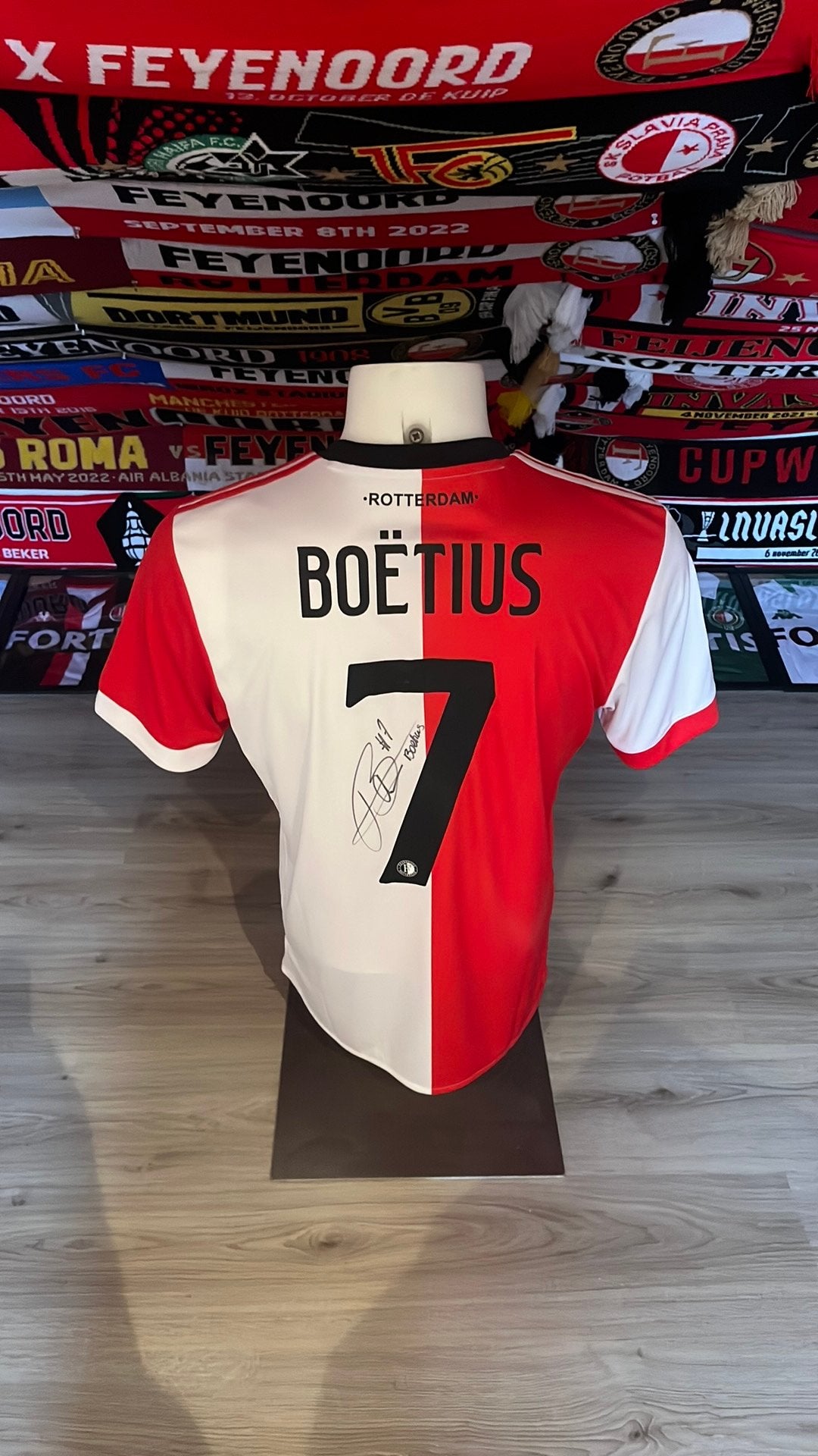 Gesigneerd Boëtius shirt, Ophalen of Verzenden, Nieuw, Feyenoord, Shirt