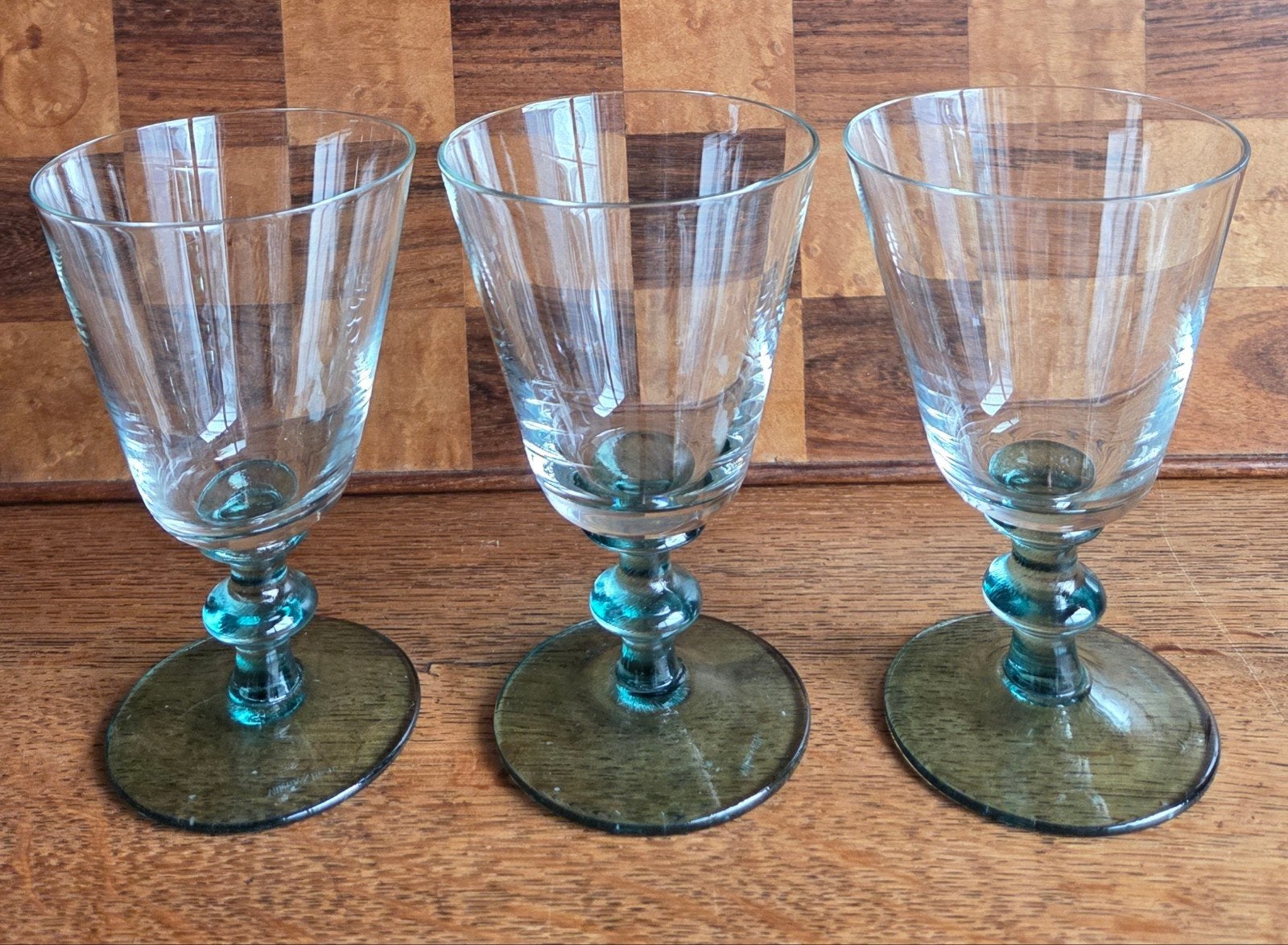 3 Vintage Villeroy & Boch witte wijnglazen, Ophalen