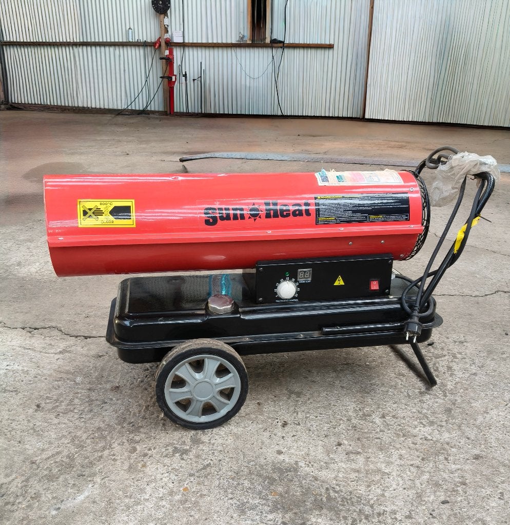Sun Heat mobiele heteluchtkanon diesel kachel, Ophalen, Gebruikt, Minder dan 30 cm, Hoog rendement (Hr)
