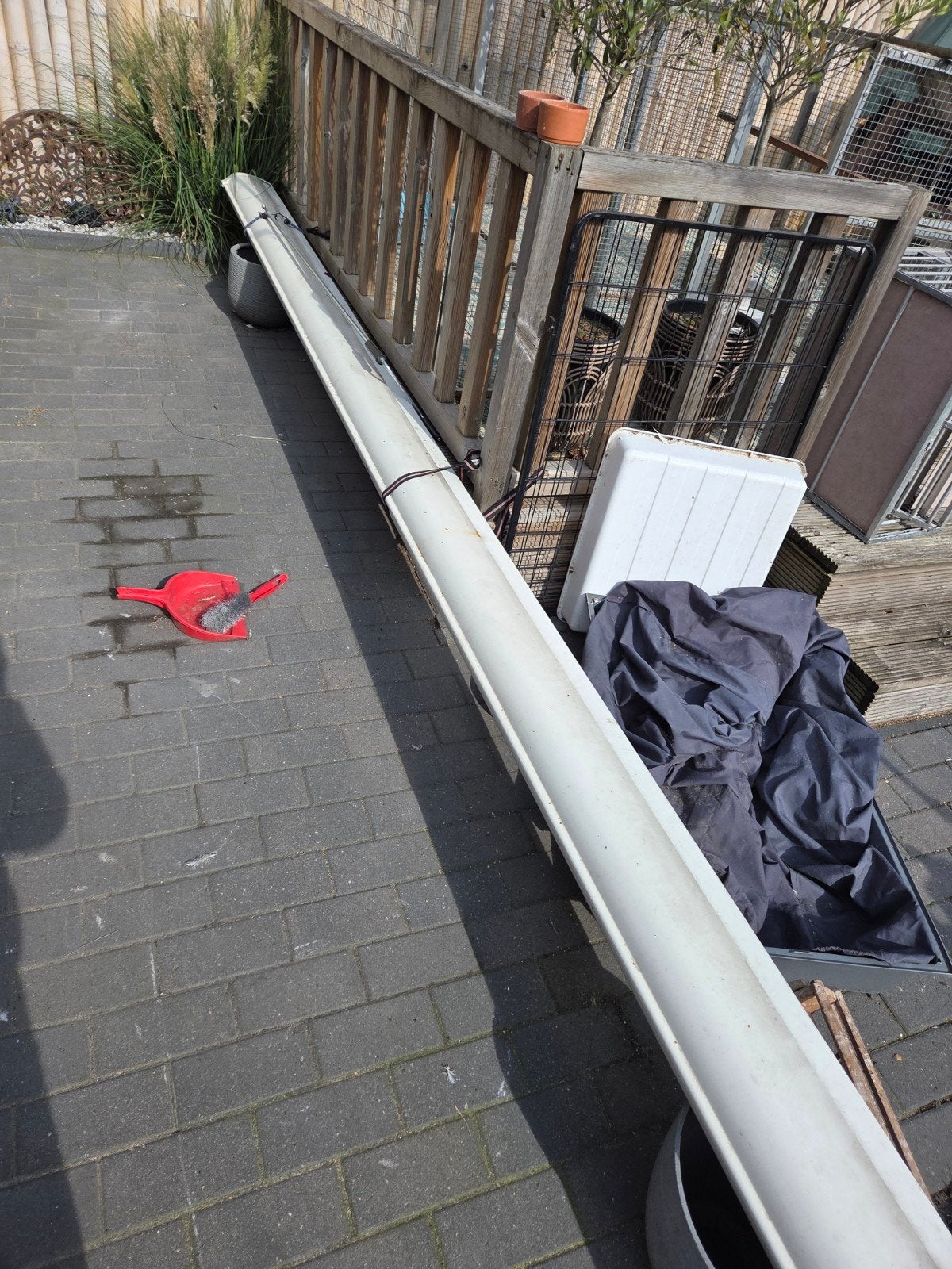uitdraai zonnescherm, Tuin en Terras, Ophalen, Knikarmscherm