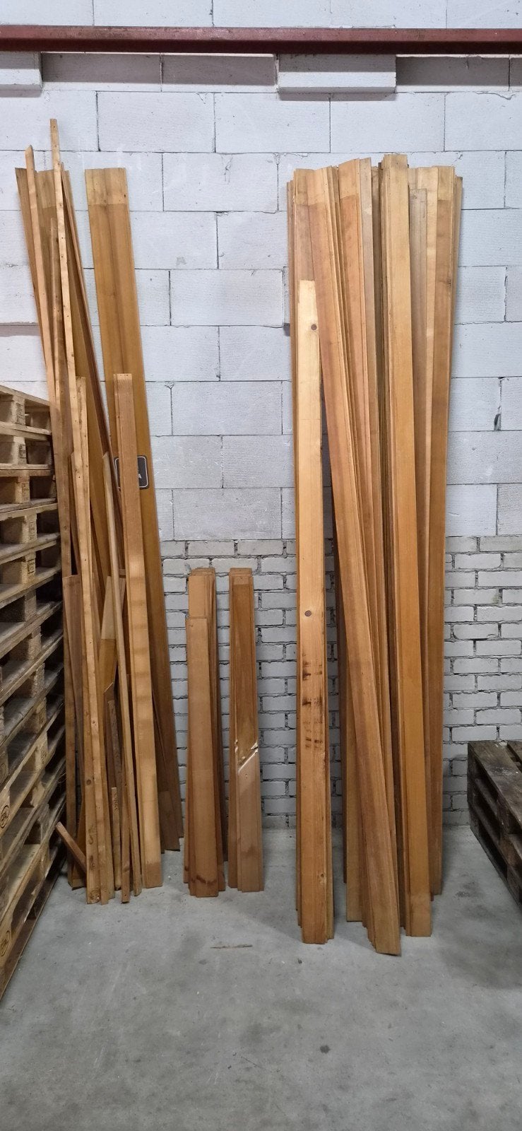 Gelakte houten schroten uit sauna-entree, Ophalen, Gebruikt, Minder dan 25 mm, Plank