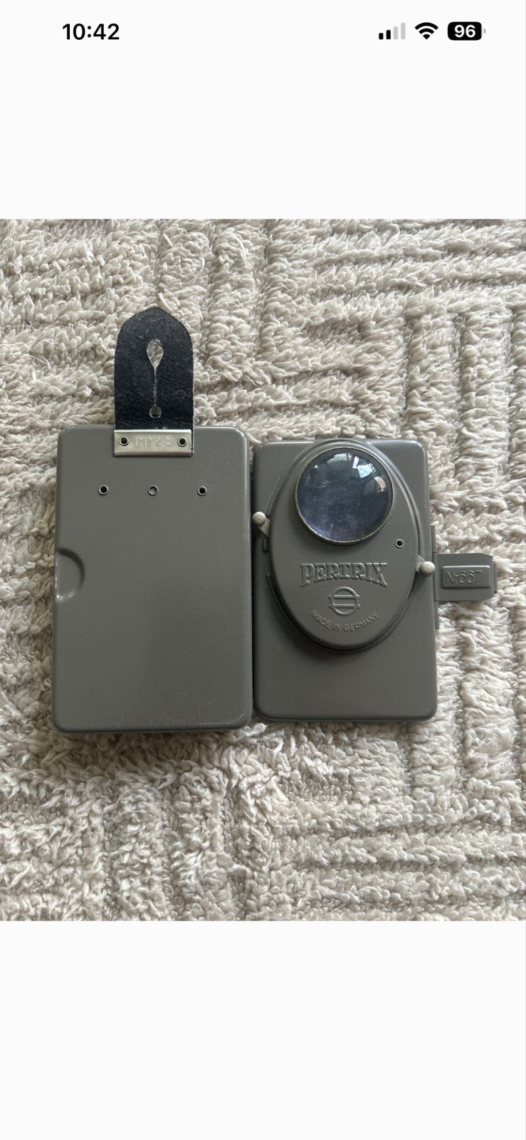 Vintage Pertrix N-55 zaklamp - Made in Germany, Ophalen of Verzenden, Overige typen