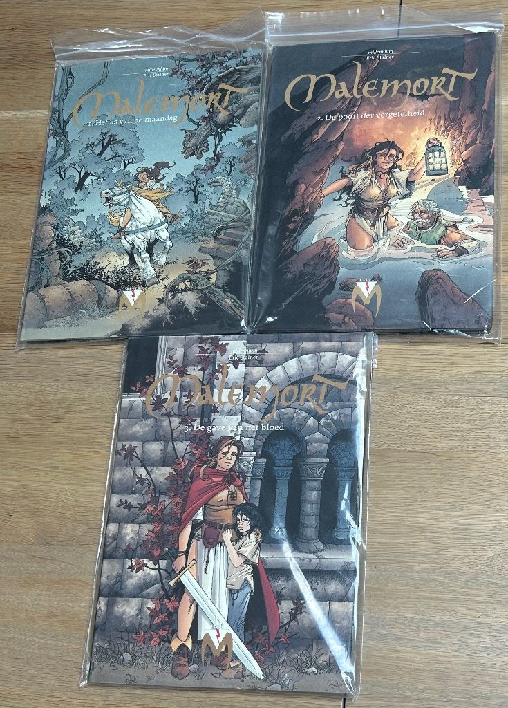 De legende van Malemort 1 t/m 3 (Talent coll Millennium), Boeken, Meerdere stripboeken, Ophalen of Verzenden, Zo goed als nieuw