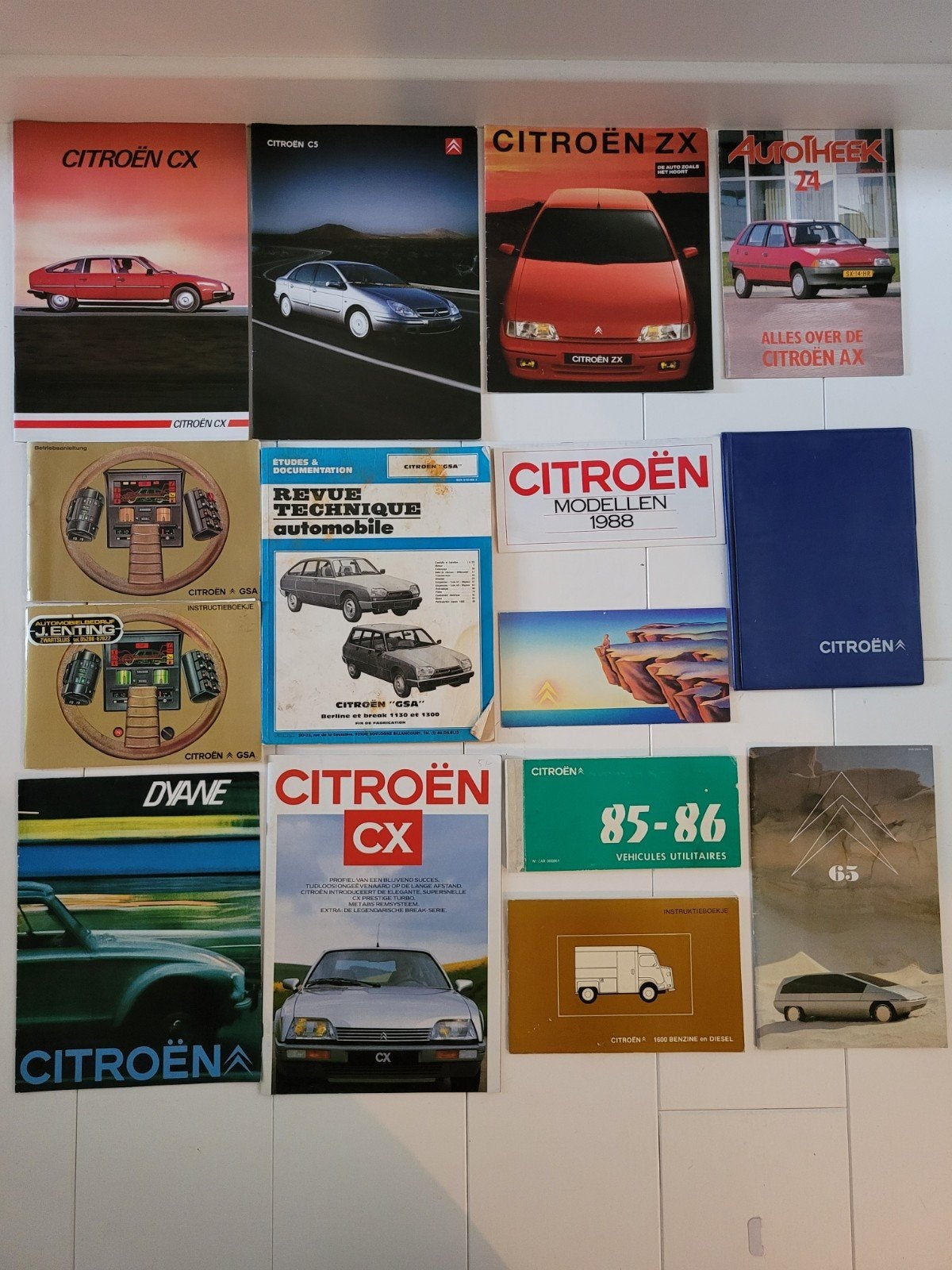 Citroën Brochures en Boeken Collectie (Diverse Modellen), Boeken, Auto's | Boeken, Ophalen of Verzenden, Gelezen, Citroën, Diverse