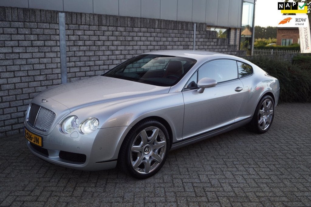 Bentley Continental GT 6.0 W12 Coupe Autom Leder Sportst Sto, Auto's, Bentley, Automaat, Gebruikt, Traction-control, 12 cilinders