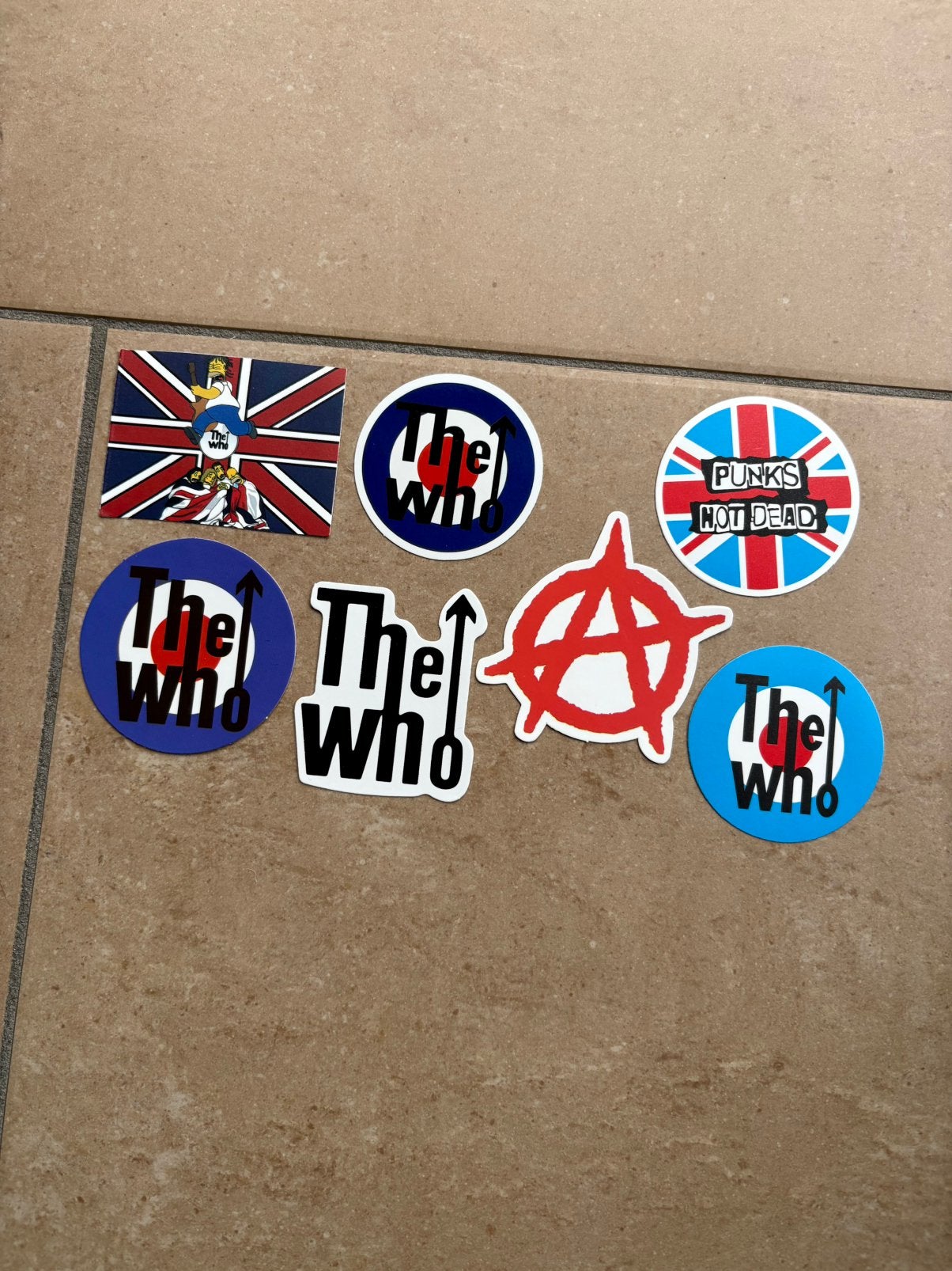 The Who sticker set, Ophalen of Verzenden, Nieuw