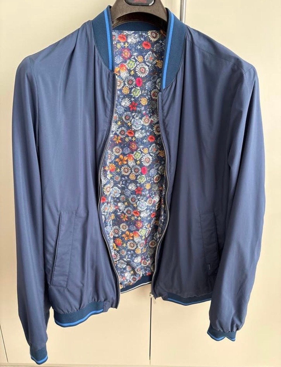 Paul & Shark Yachting Bomberjack - Omkeerbaar, Maat L, Ophalen of Verzenden, Zo goed als nieuw, Maat 52/54 (L), Blauw