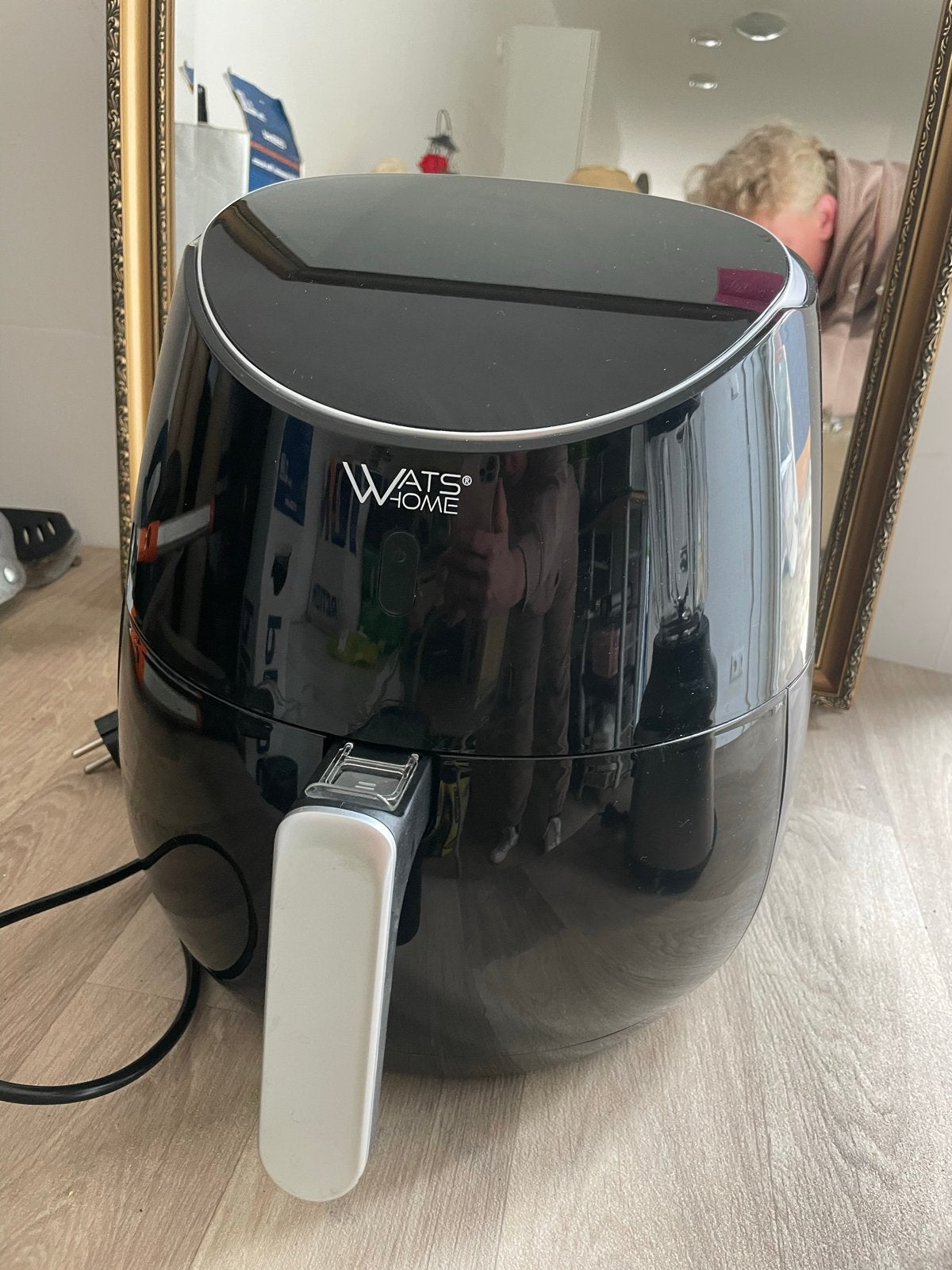 WATS HOME Airfryer - Zwart, Max 750W, Ophalen, Gebruikt, Airfryer, 750 t/m 999 gram