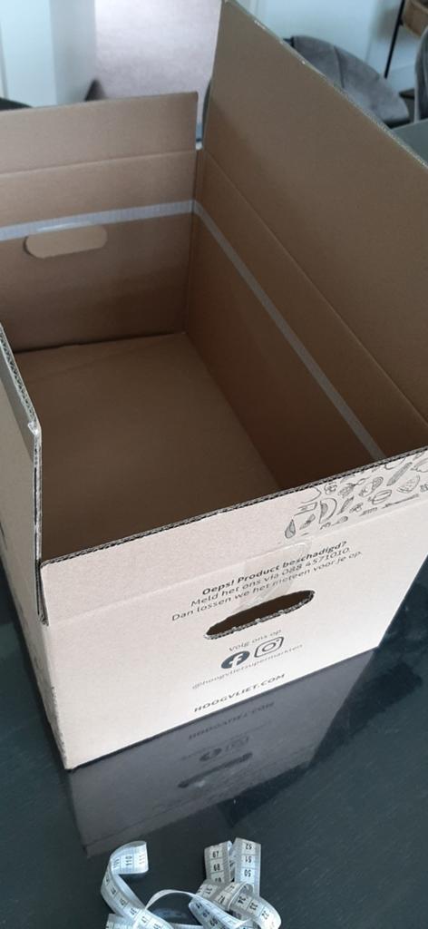 Stevige verhuisdozen, Doe-het-zelf en Verbouw, Kratten en Dozen, Ophalen, Doos, 50 tot 75 cm, Zo goed als nieuw