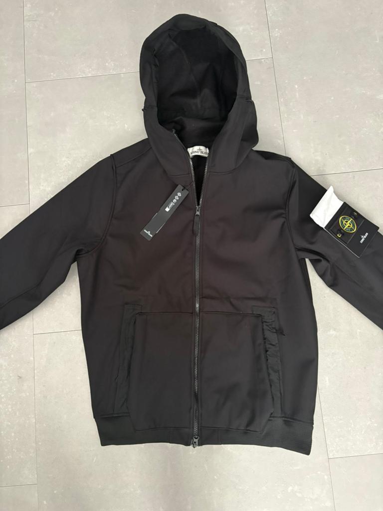 Stone island soft shell jas, Ophalen of Verzenden, Nieuw, Maat 46 (S) of kleiner, Zwart