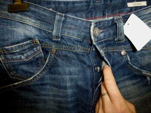 Replay jeans model Cajun donker blauw used effect 28 30177, Kleding | Heren, Blauw, ., Ophalen of Verzenden, Zo goed als nieuw
