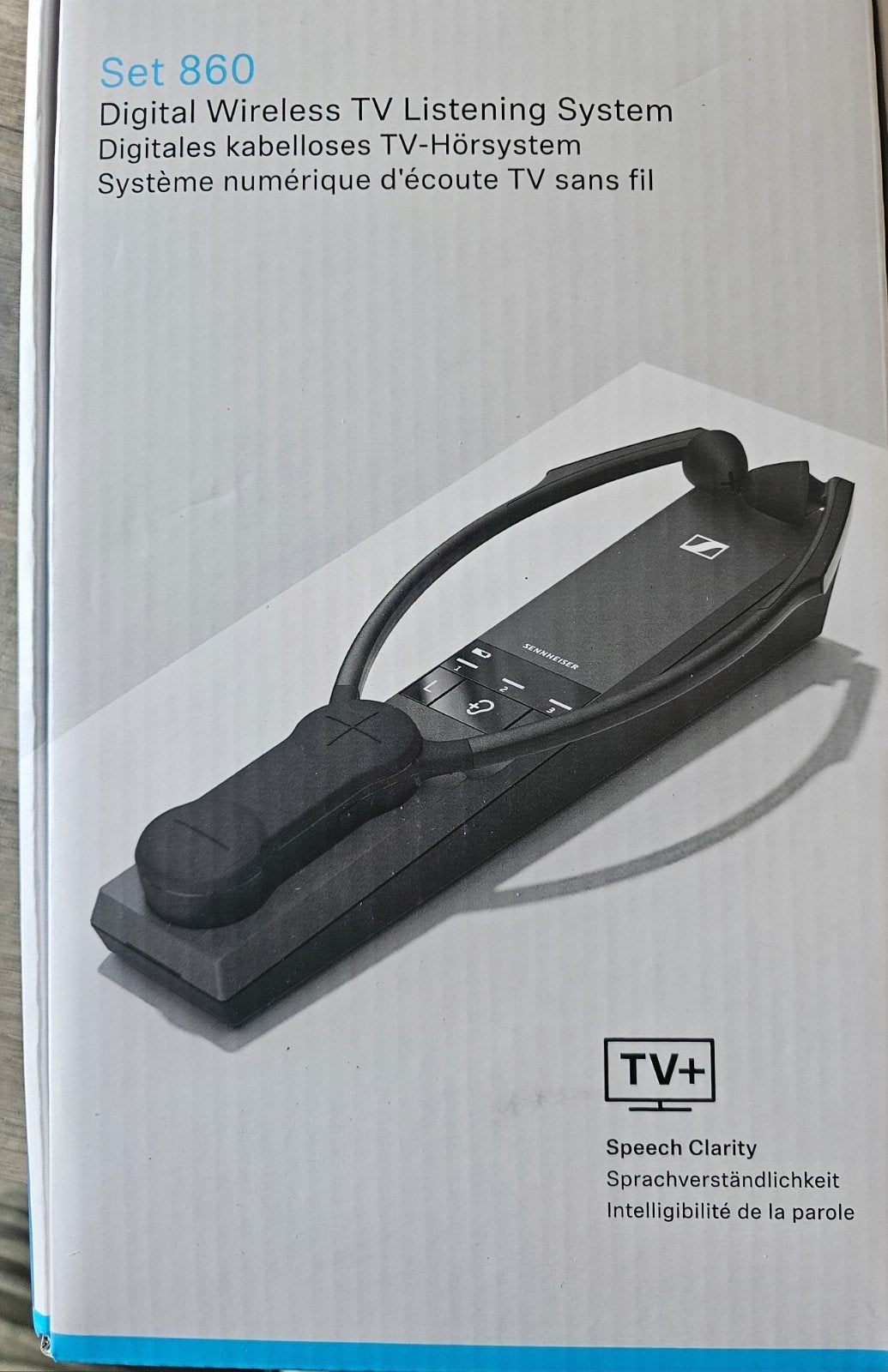 Sennheiser Set 860 Draadloos TV Luister Systeem, Sennheiser, Draadloos, Ophalen of Verzenden, Zo goed als nieuw