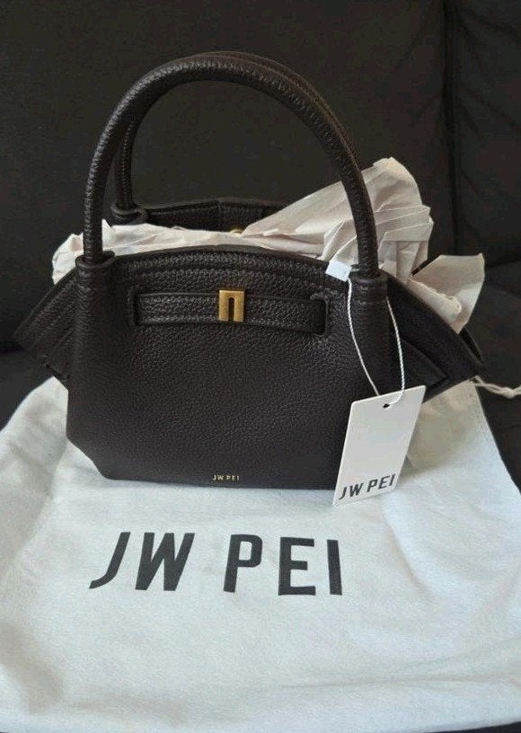 JW PEI dark brown tote bag, Ophalen of Verzenden, Nieuw, Bruin, Overige typen