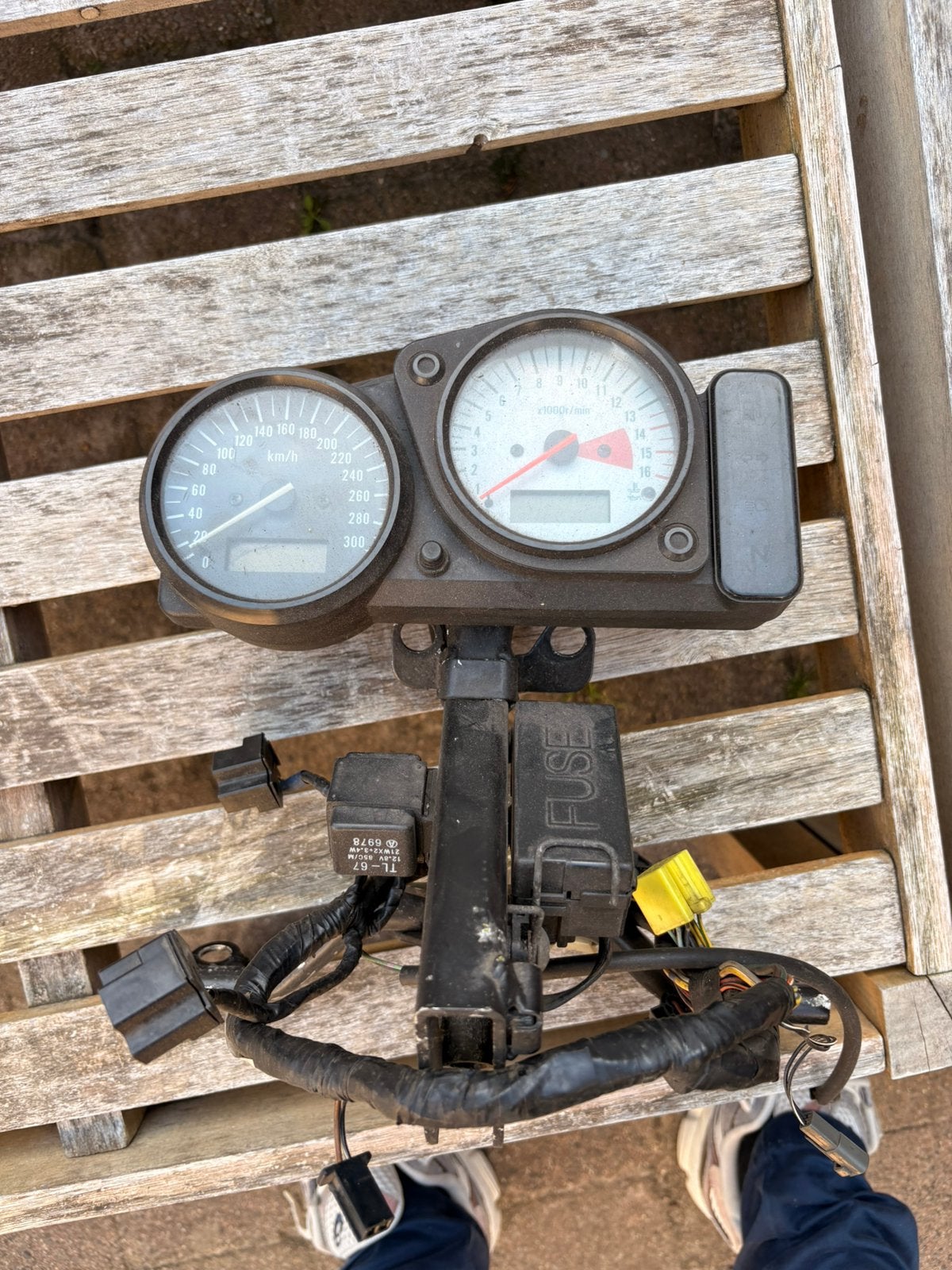 GSXR srad 750 kilometerteller cockpit, Motoren, Onderdelen | Suzuki, Ophalen of Verzenden, Gebruikt