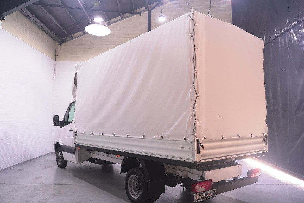 Volkswagen Crafter 2.0 TDI 163 pk Pick Up met Huif / Open La, Euro 5, Gebruikt, Zwart, 4 cilinders