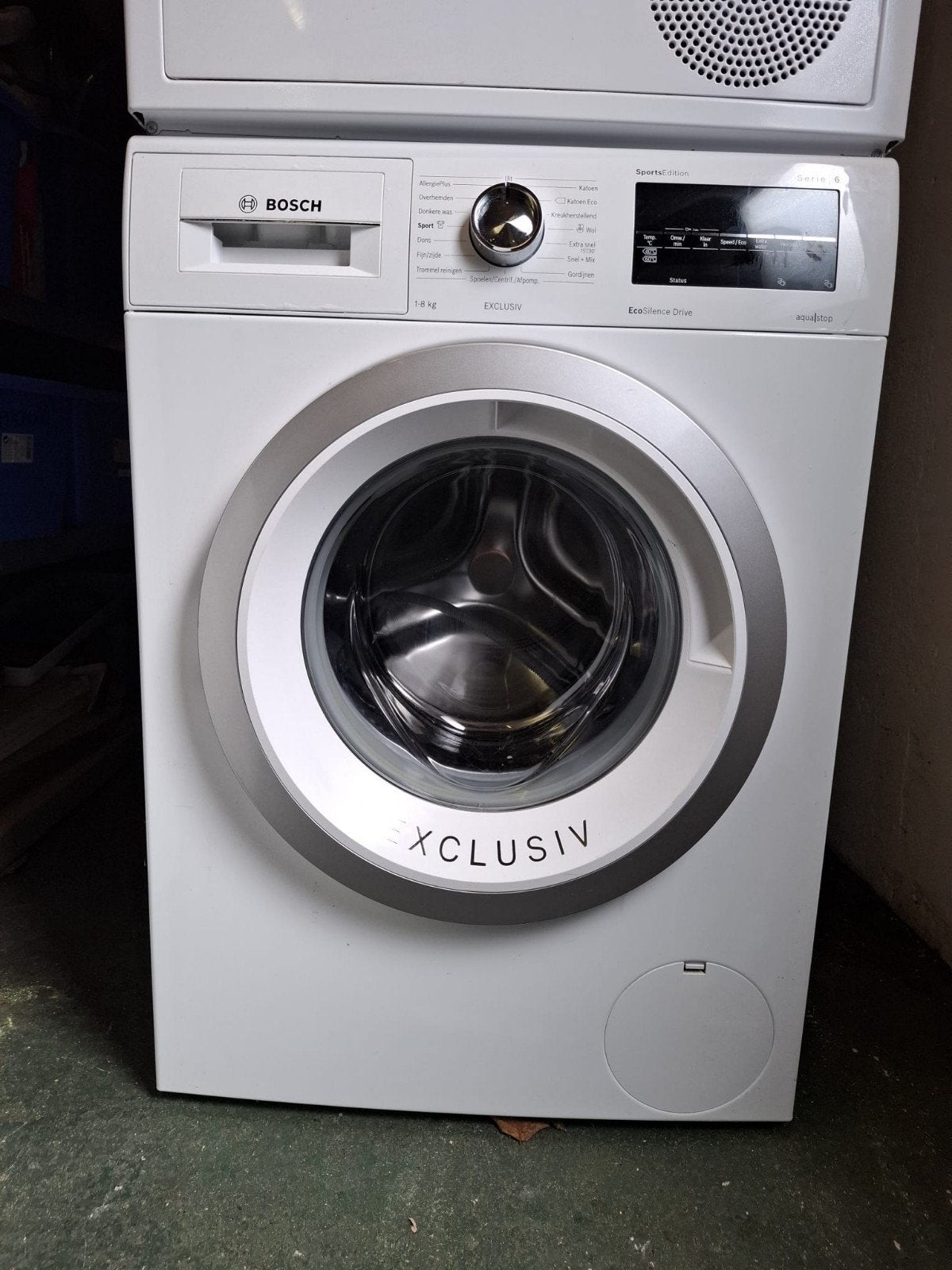Bosch Wasmachine WAT28491NL Exclusiv, Witgoed en Apparatuur, Wasdrogers, Ophalen, 8 tot 10 kg, Zo goed als nieuw, 85 tot 90 cm