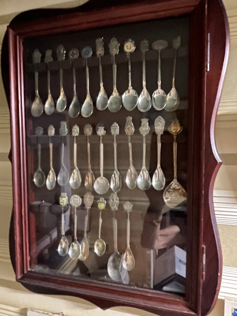 Lepel kastje , Met Haagse ooievaar Lepeltjes, Ophalen of Verzenden