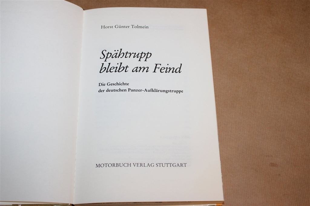Spähtrupp bleibt am Feind — Duitse Pantserverkenning, Ophalen of Verzenden, Tweede Wereldoorlog, Gelezen, Overige onderwerpen
