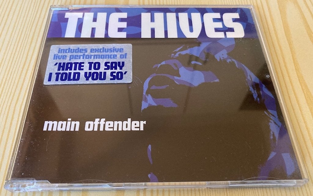 CD Single The Hives - Main Offender (UK Import), Ophalen, Zo goed als nieuw, Rock en Metal