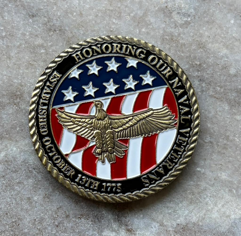 US Navy veteran coin, Ophalen of Verzenden, Zo goed als nieuw