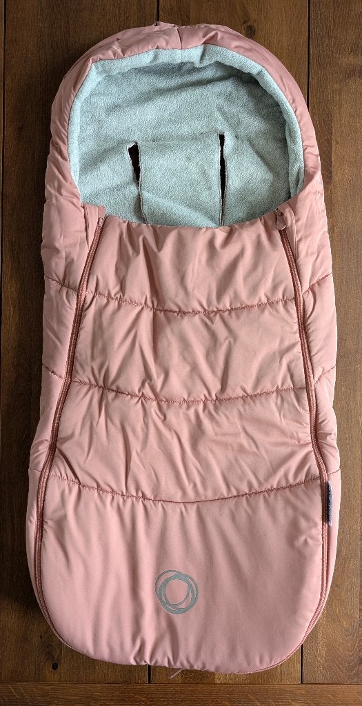 Bugaboo Dusty Pink Footmuff / Voetenzak, Ophalen, Dubbele rits, Overige merken, Zo goed als nieuw