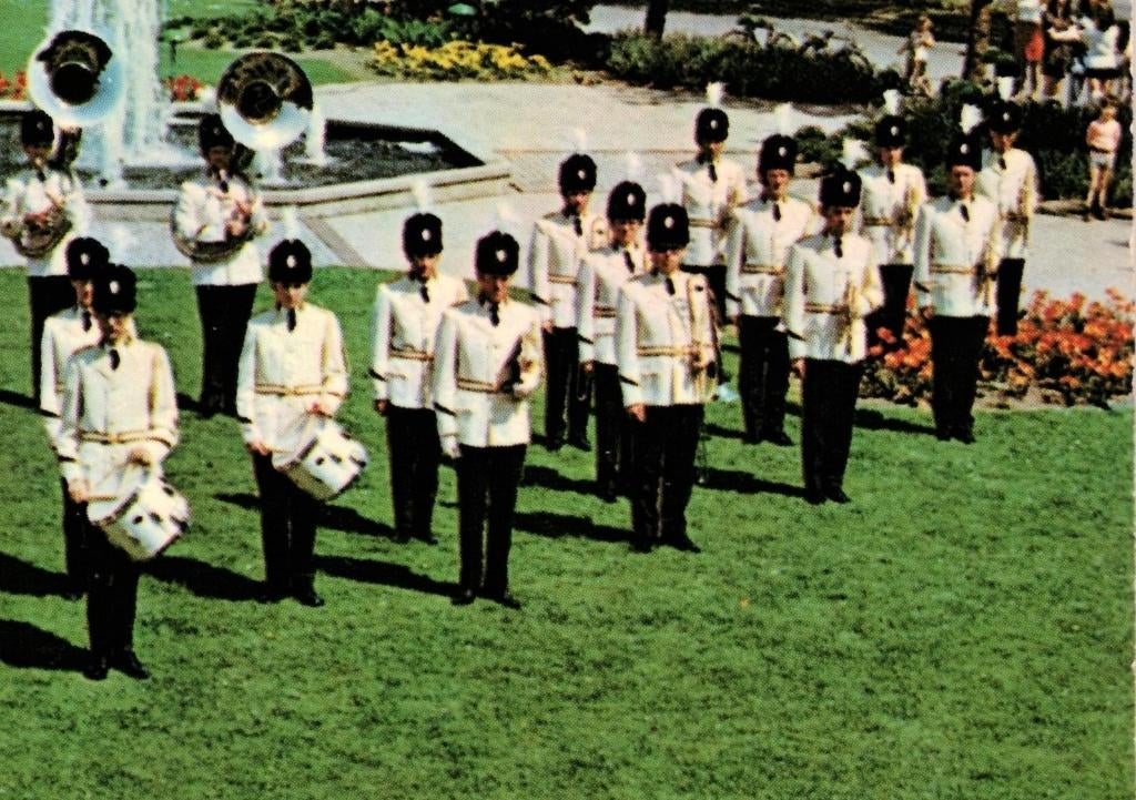801409 Sliedrecht ZH 1972 Showband Trompetterkorps Wilhelmus, Ophalen of Verzenden, 1960 tot 1980, Ongelopen, Zuid-Holland