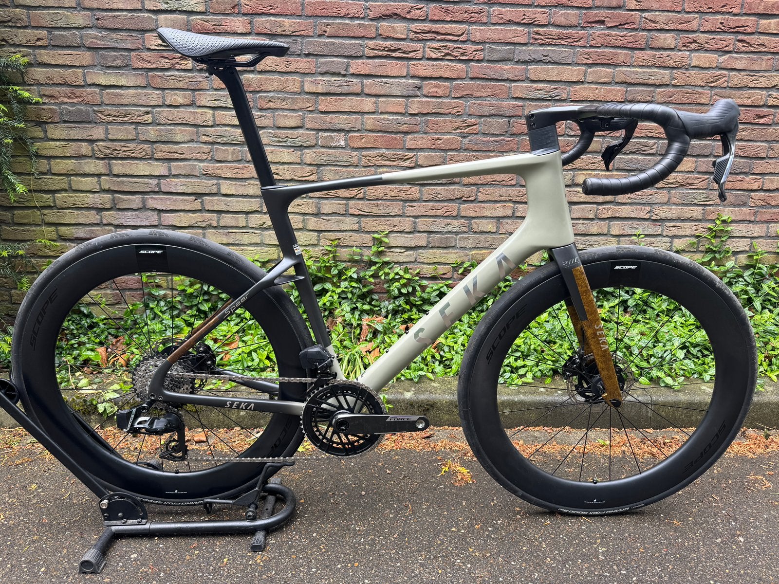 Seka Spear RDC (frameset/fiets/opties), 28 inch, Carbon, Heren, Zo goed als nieuw
