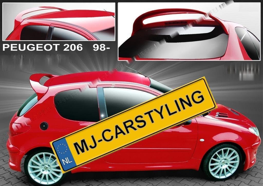 Peugeot 206 - Daskpoiler III, Auto diversen, Tuning en Styling, Ophalen of Verzenden, MJ-Carstyling, Info@mj-carstyling.net, Sibeliusstraat 81 5011JH Tilburg
