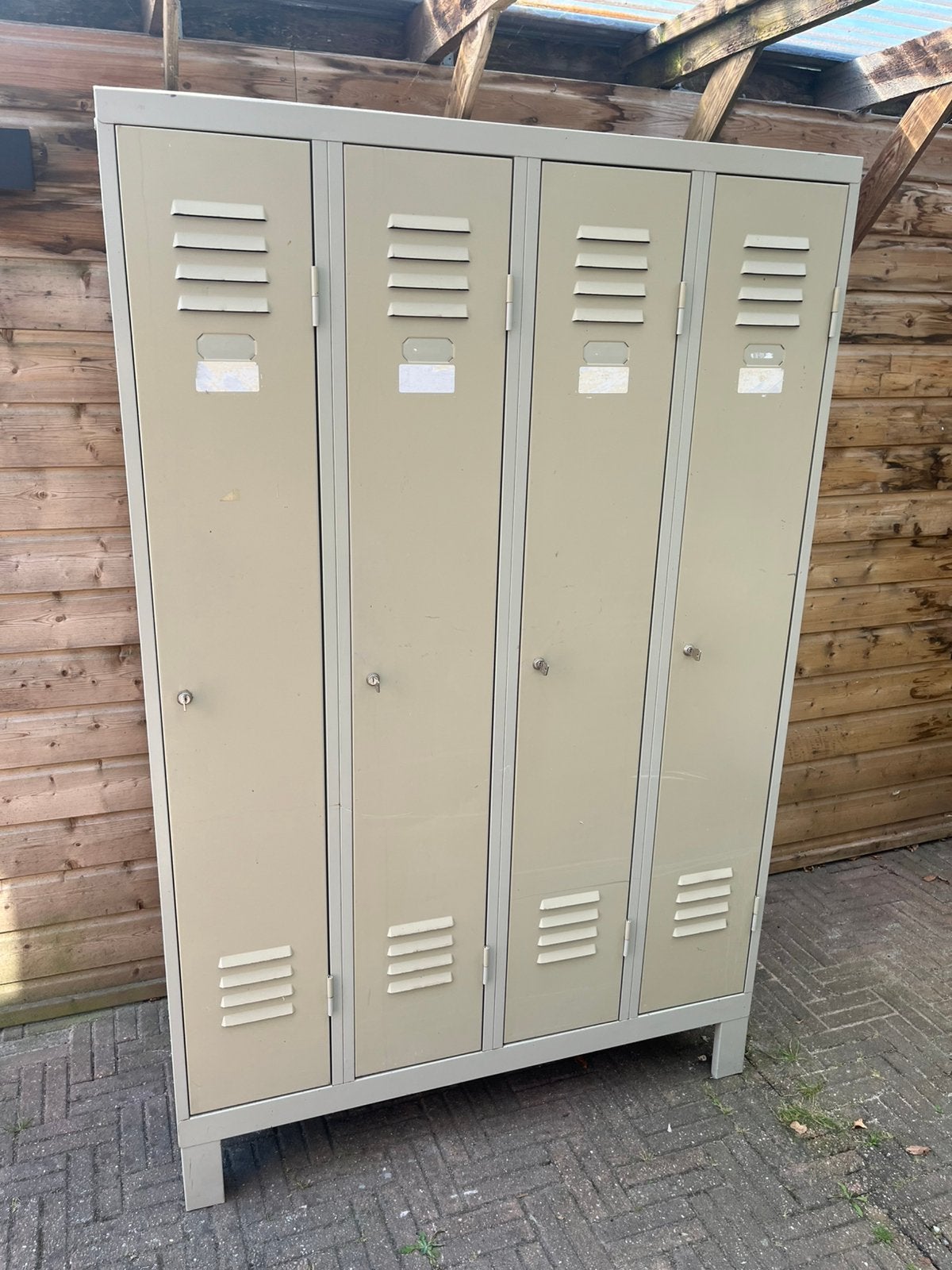 Industriële lockerkast, Ophalen, Gebruikt, Industrieëel