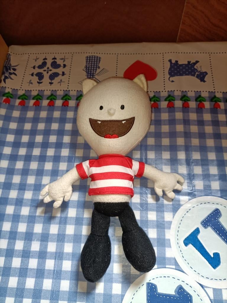 Borre knuffel bekend van de leuke boekjes, Kinderen en Baby's, Speelgoed | Knuffels en Pluche, Ophalen of Verzenden, Zo goed als nieuw