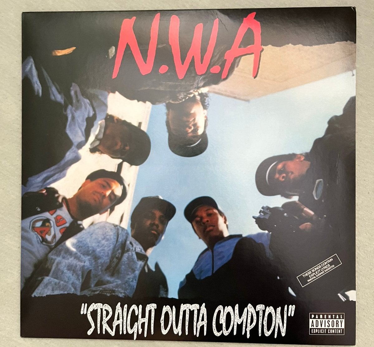 N.W.A vinyl straight outta compton, Ophalen of Verzenden, Zo goed als nieuw, 12 inch, LP