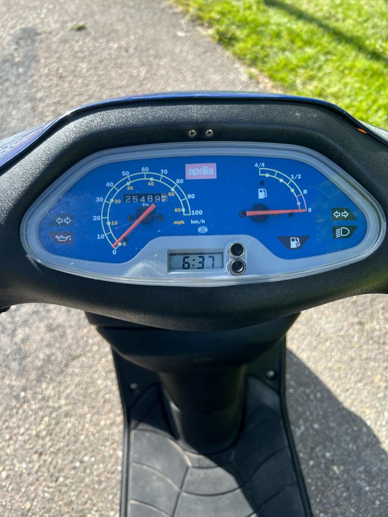 Aprilia Amico Sport Life 2005 Scooter - Blauw/Zilver, Fietsen en Brommers, Scooters | Aprilia, Ophalen, Gebruikt, Tweetakt, Overige modellen