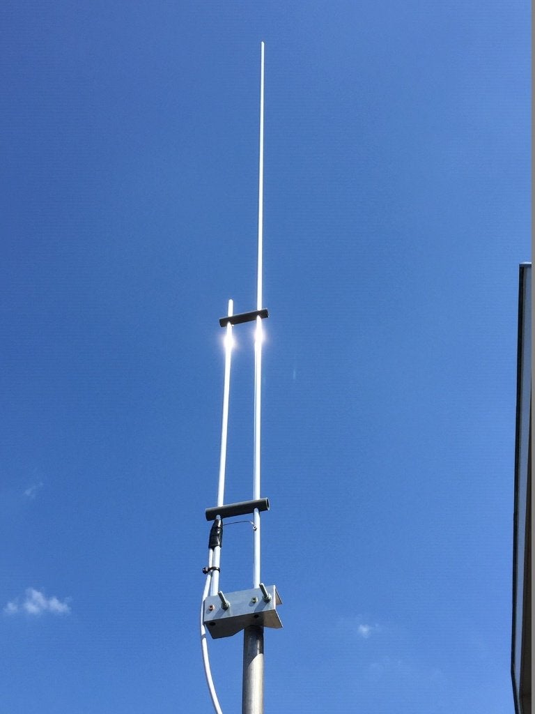Fm radio antenne met 15 meter coax Type: J-stick, Ophalen, Nieuw, Antenne