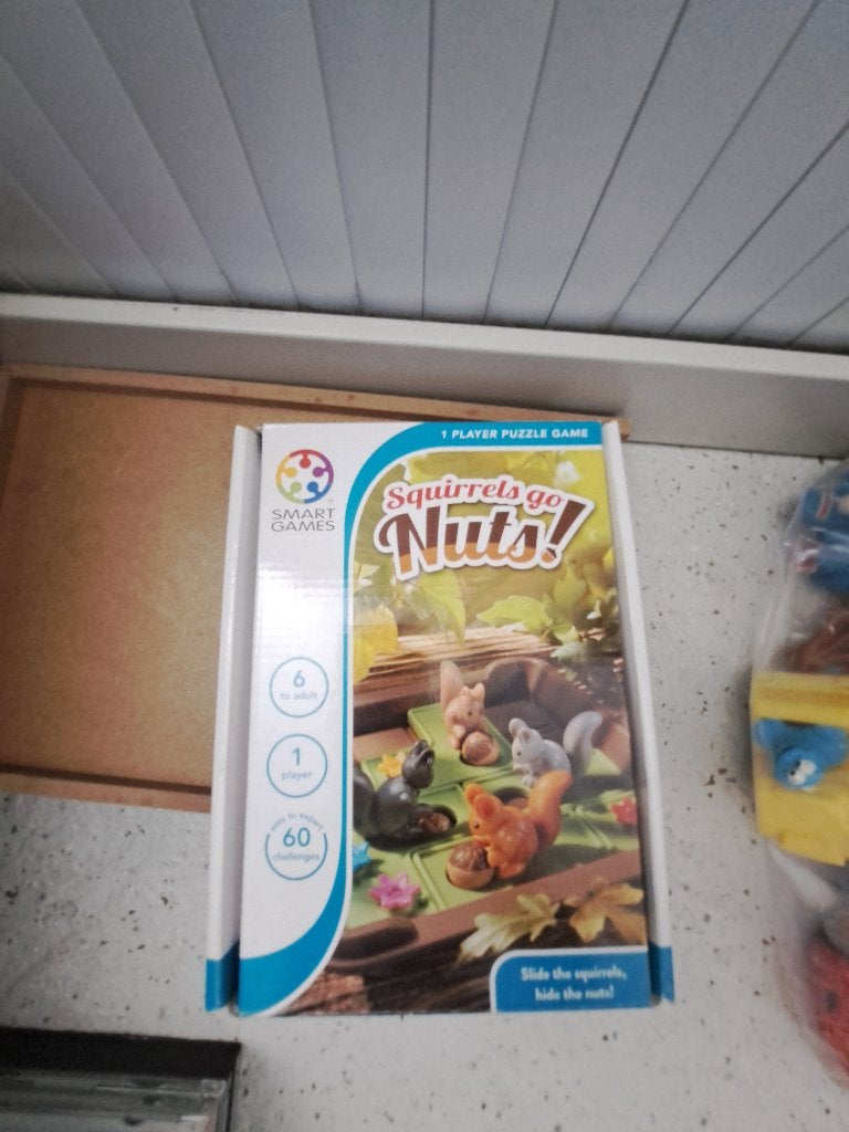 SmartGames Squirrels Go Nuts! Logica Puzzelspel, Een of twee spelers, SmartGames, Ophalen of Verzenden, Zo goed als nieuw