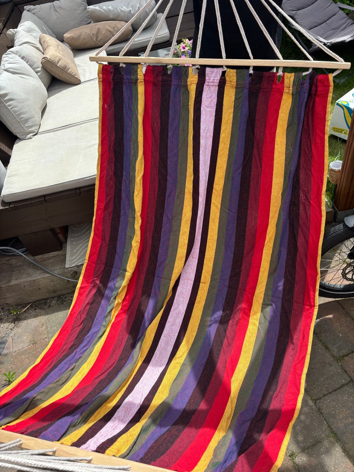 Valetti hangmat - Kleurrijk en comfortabel, Binnen, Opvouwbaar, Meerpersoons, Ophalen of Verzenden