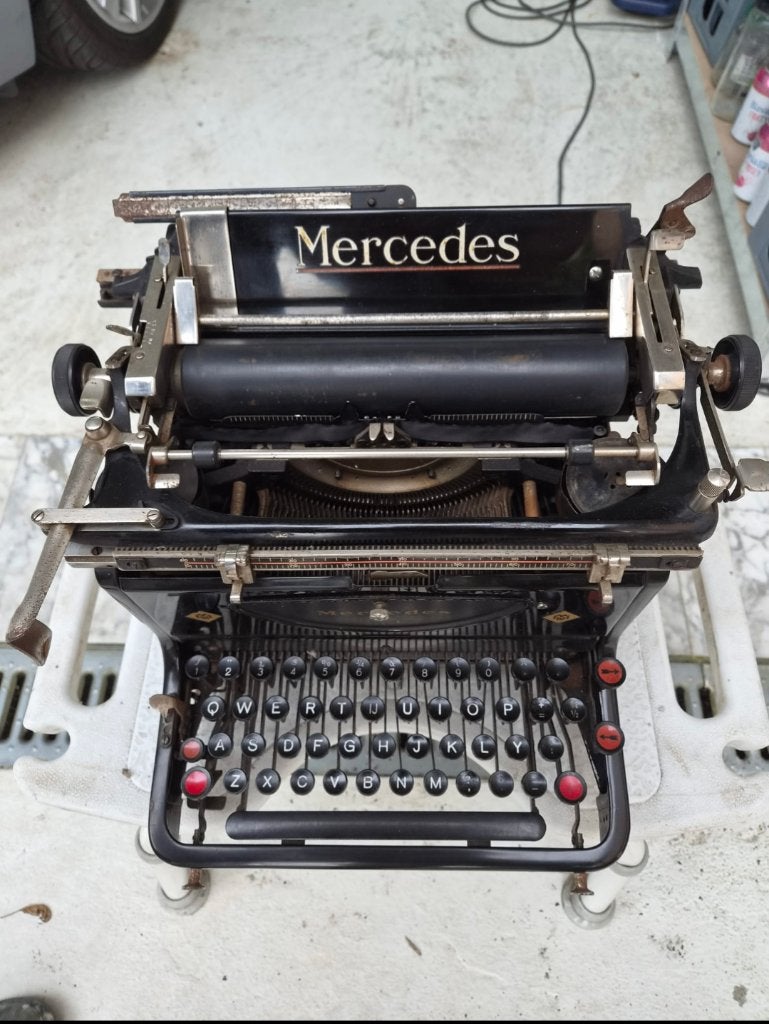Mercedes typemachine 1939 – goed werkend - eerste eigenaar, Diversen, Ophalen, Zo goed als nieuw