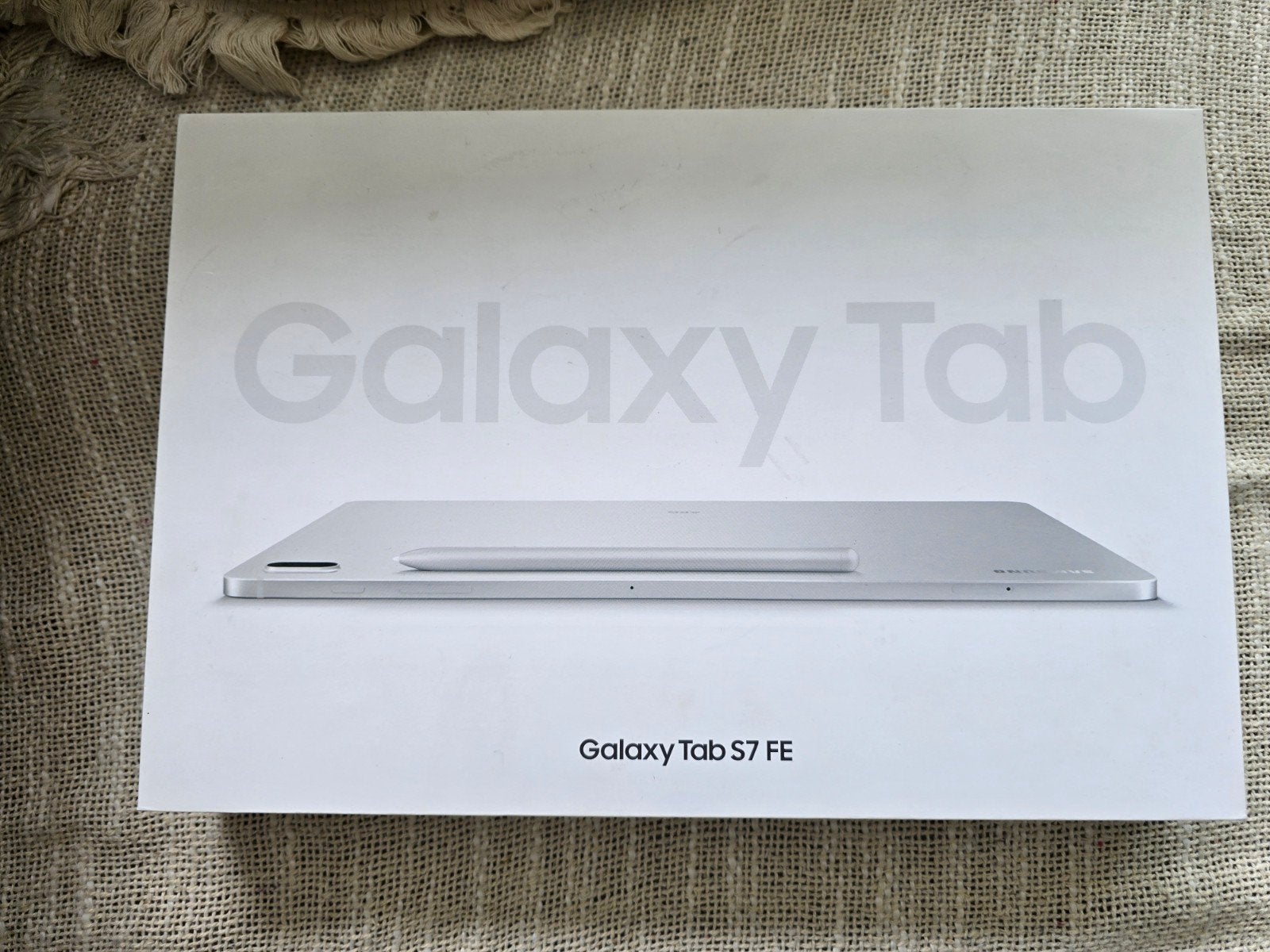 Samsung Galaxy Tab S7 FE Mystic Silver 128GB met hoes, Galaxy Tab S7 FE, Gps, 12 inch, Ophalen of Verzenden